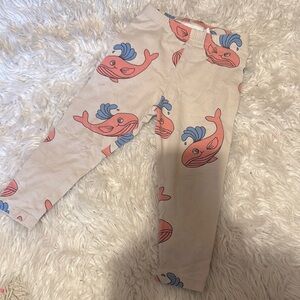 Whale Print Kids Pants